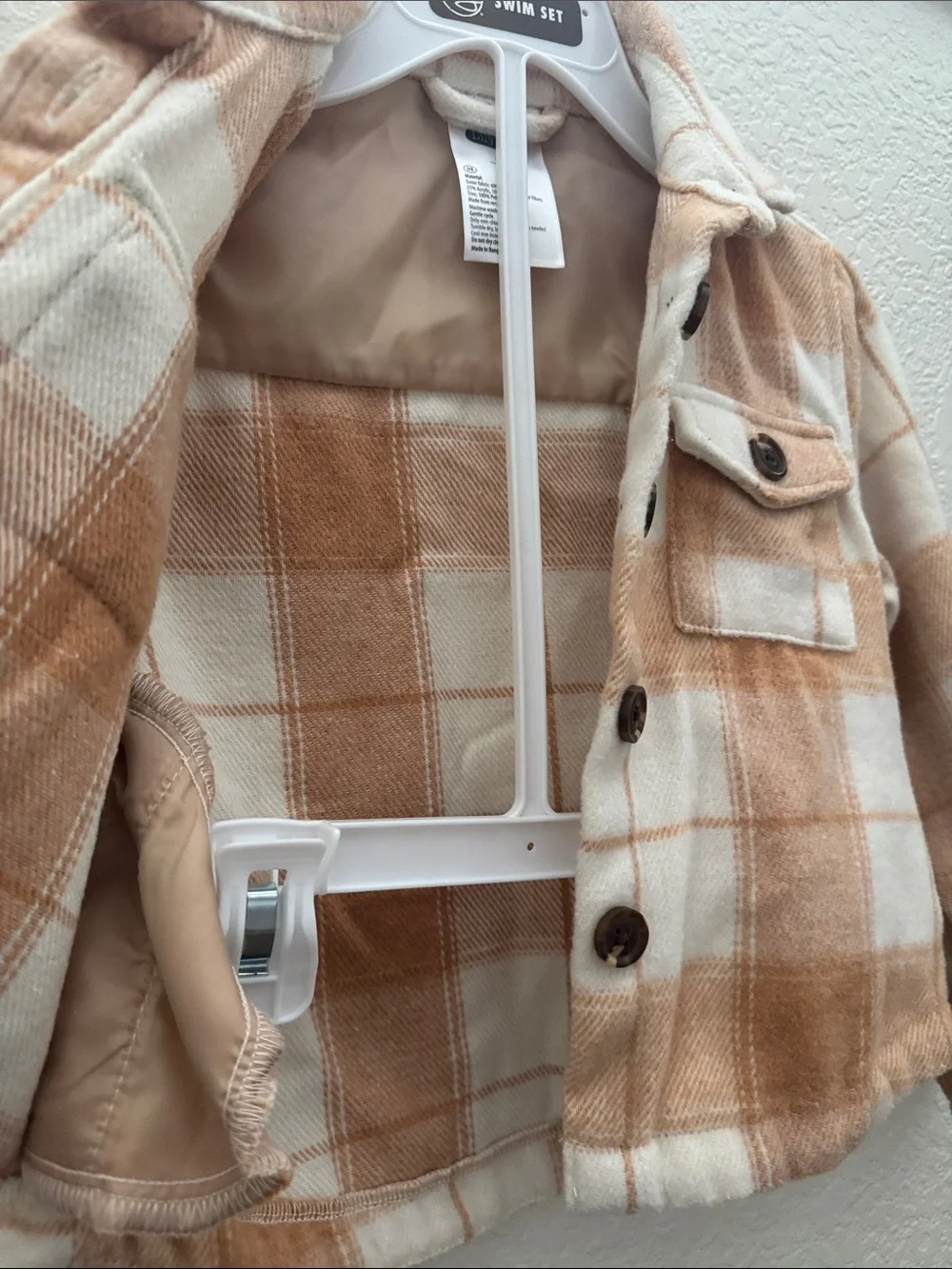 Toddler Boy 3T Outfit Bundle Volcom Hooded Shacket Joggers & Plaid Jacket 3PCS